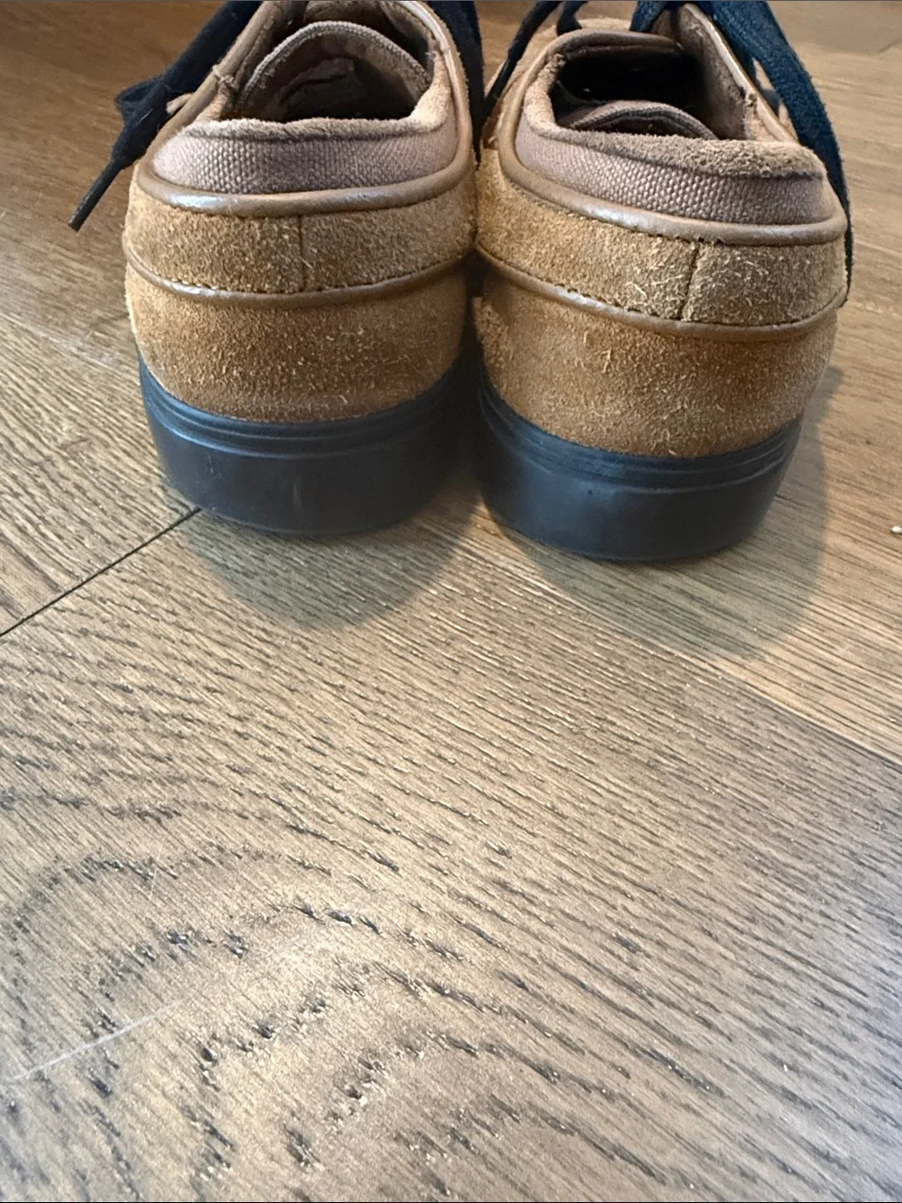 Men's Suede Lace-Up Casual Shoes in Tan